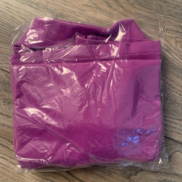 NWT LANDS' END WOMEN'S MESH SHORT SLEEVE POLO SHIRT‎ DEWBERRY (PURPLE) PXS - Picture 9 of 9